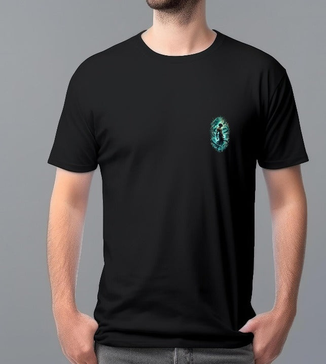 “Dragon Spirit” Anime Power Graphic T-Shirt (Black)