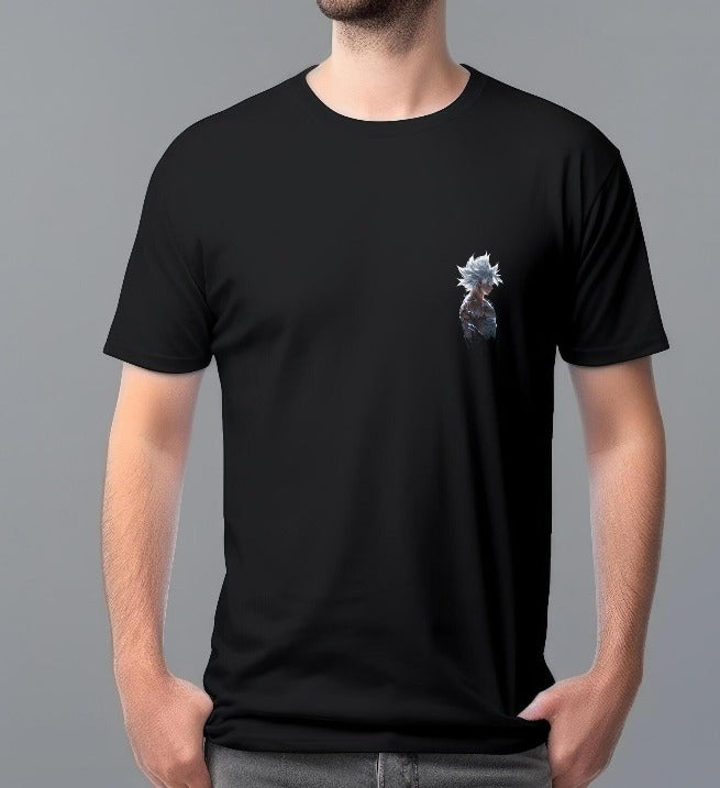 “Ultra Instinct Warrior” Anime Graphic T-Shirt (Black) | SajTrends